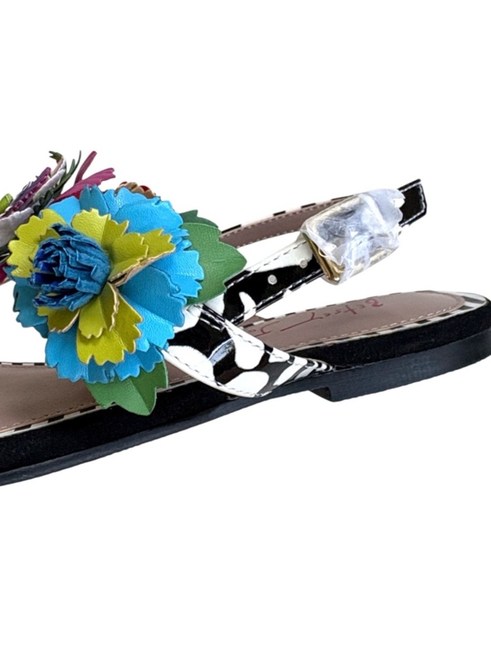 NEW Betsey Johnson Angie Floral Sandals Women’s Size 5 - Picture 2 of 6
